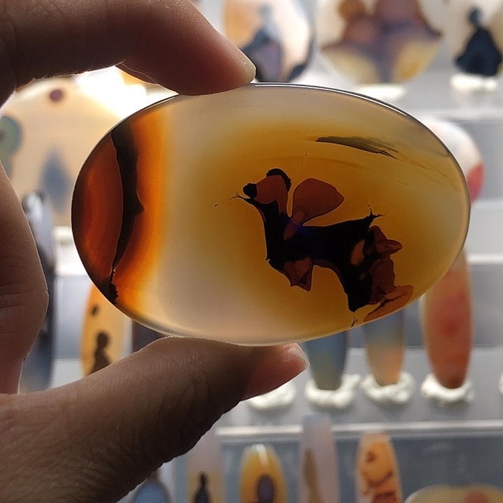 玛瑙/玉髓未镶嵌珠宝半成品96霞