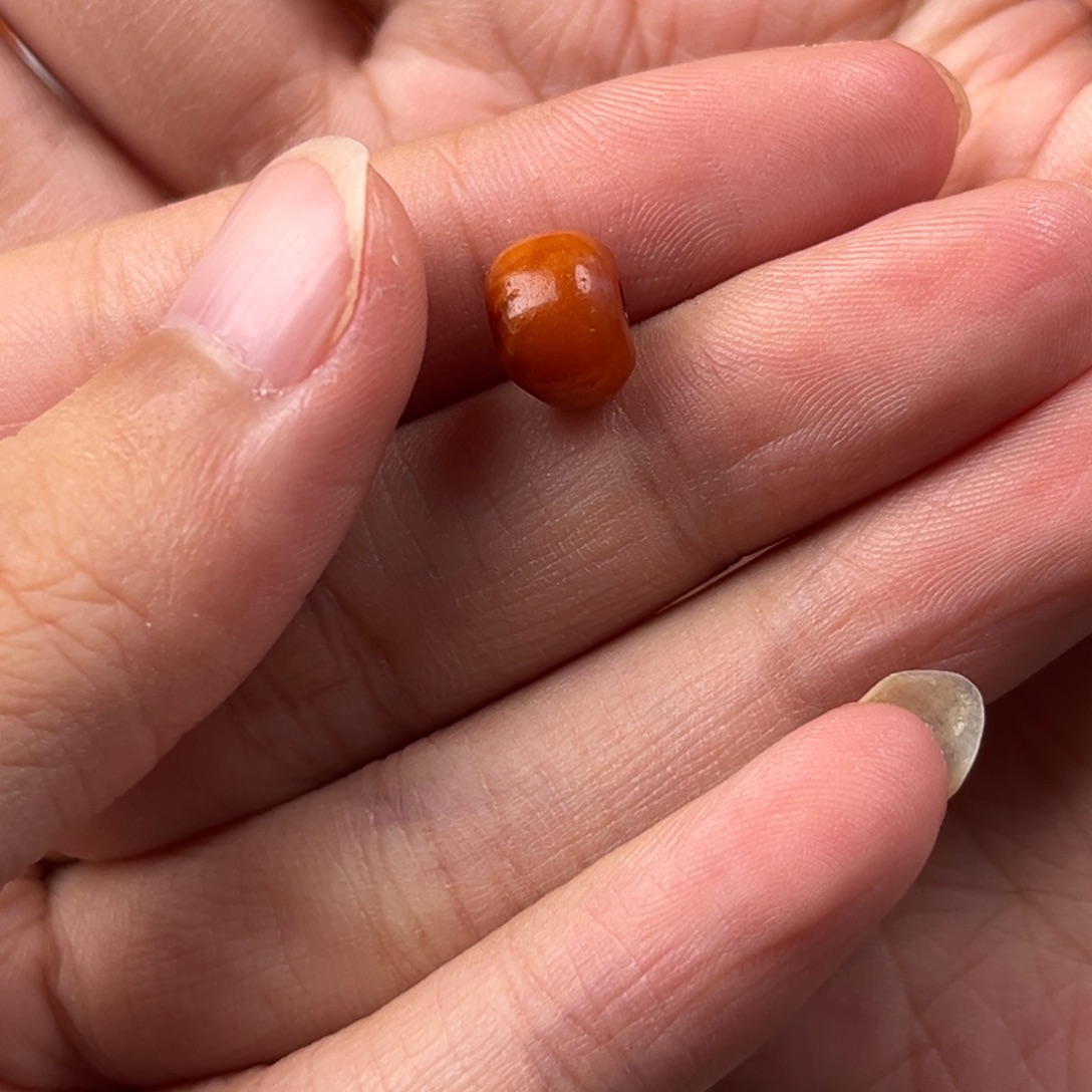 囧***记蜜蜡未镶嵌颈饰老蜜蜡