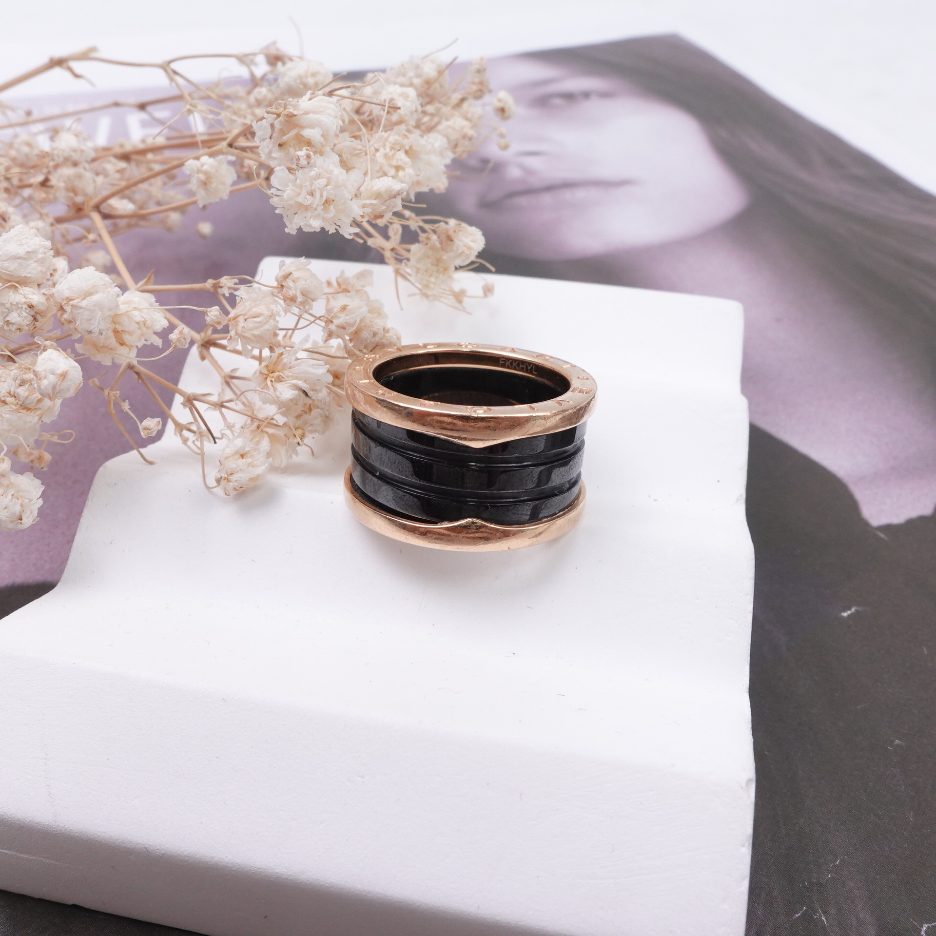 99新 BVLGARI/宝格丽 戒指T10179621