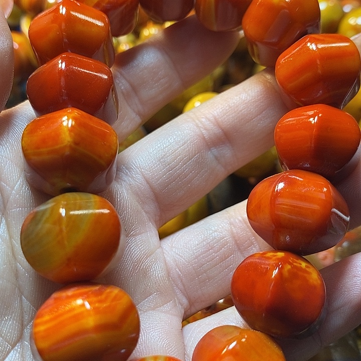 油***叔玛瑙/玉髓未镶嵌手链