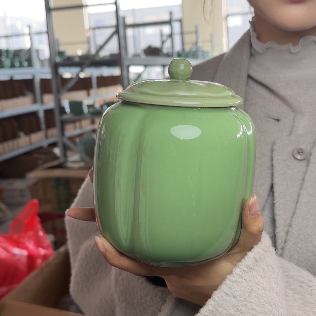 龙泉云间青瓷小米茶器