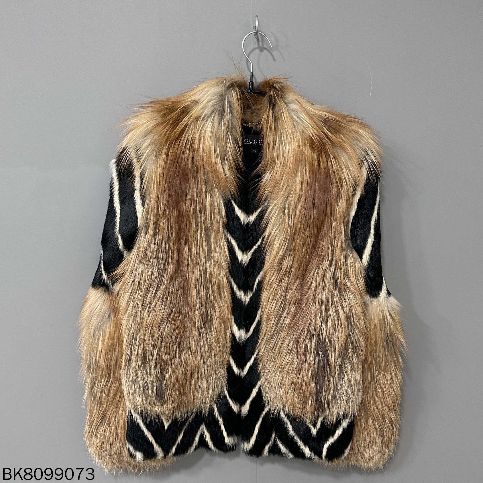 99新 GUCCI/古驰 99新狐狸毛 兔毛皮草外套 /40码/99073