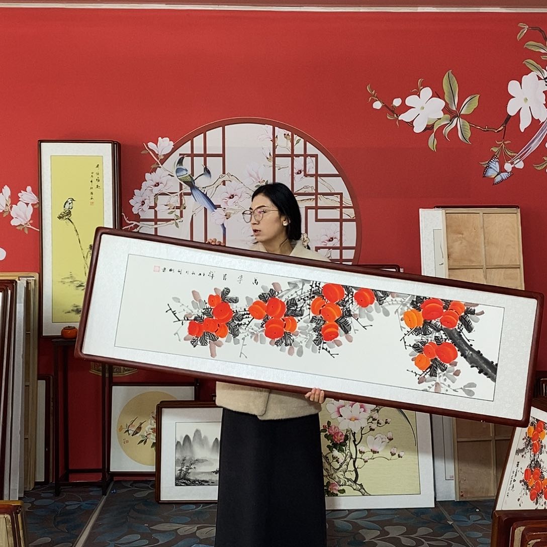 国画手写手绘47✖️162国画作品