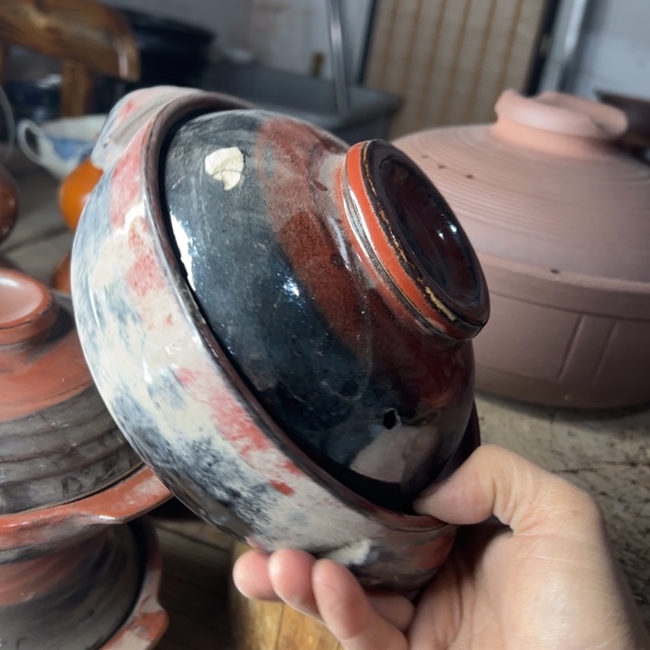 库存尾货五厂煤烧小元宝锅一套口径17