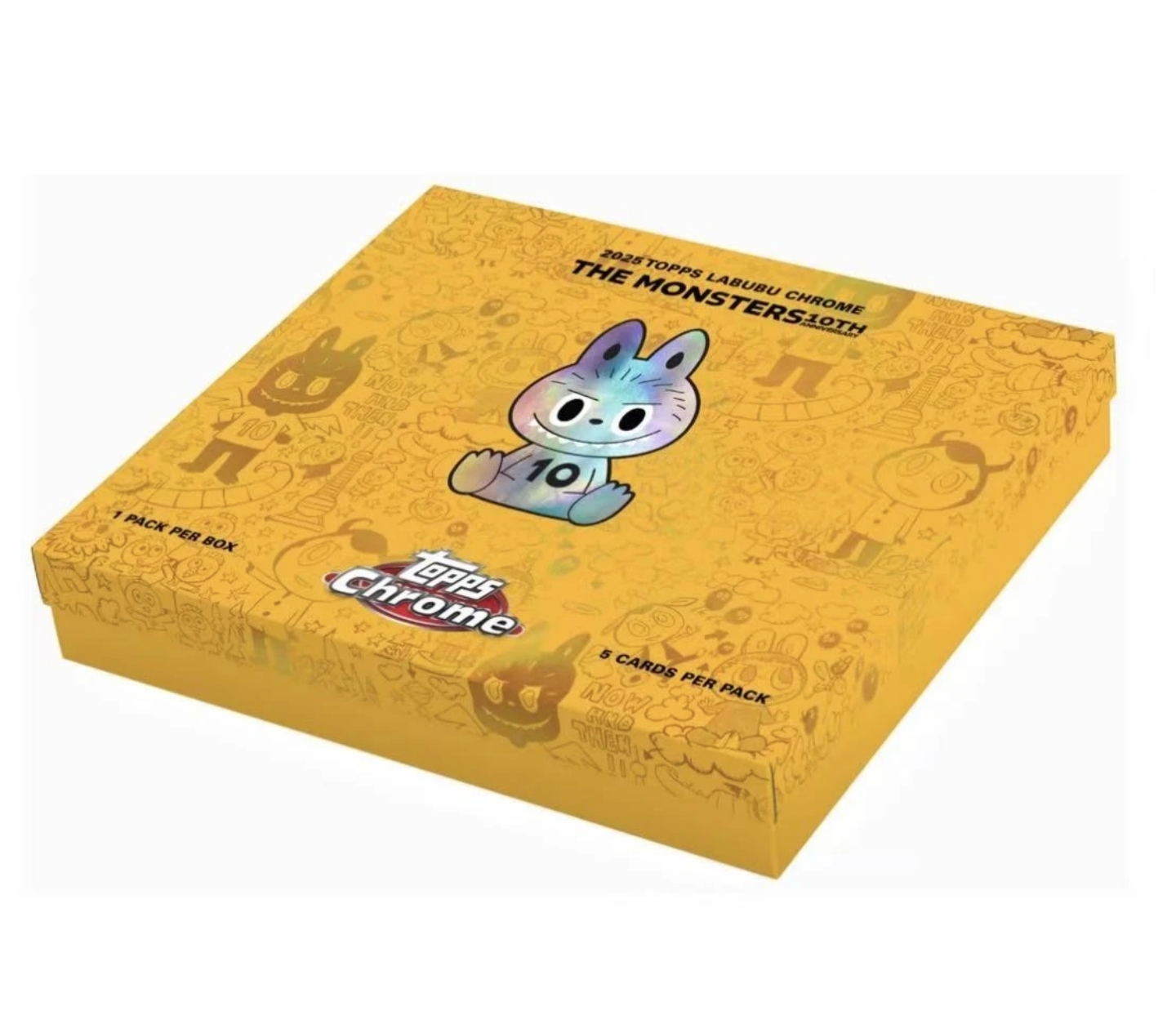 TOPPS X THE MONSTERS/LABUBU拉布布Chrome系列收藏卡对对碰