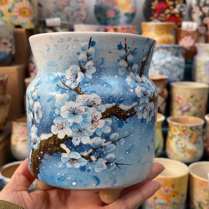 全满清冷的雪景梅花