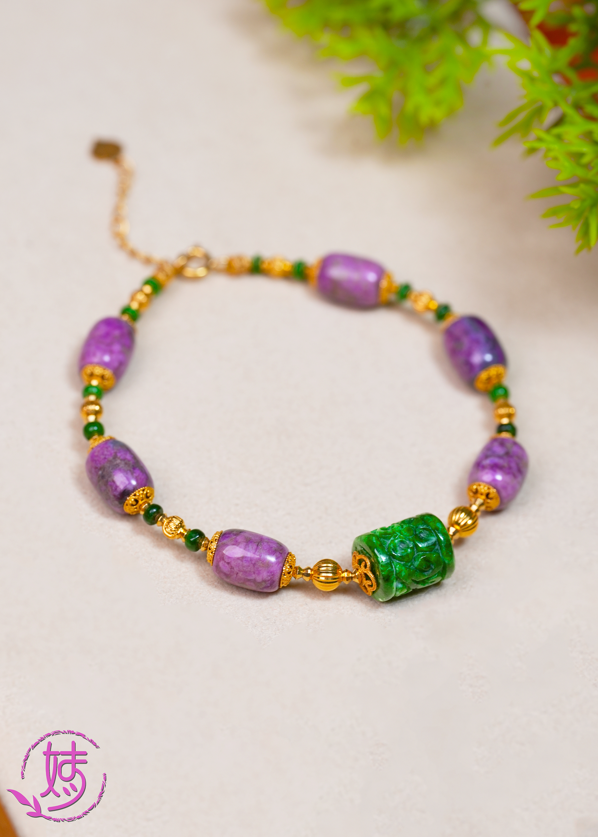 【婧婧精选】收藏级 · 舒俱来18k金DIY翡翠手串多样性发 