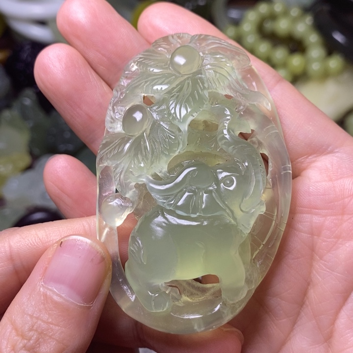 岫玉天然岫玉挂件未镶嵌