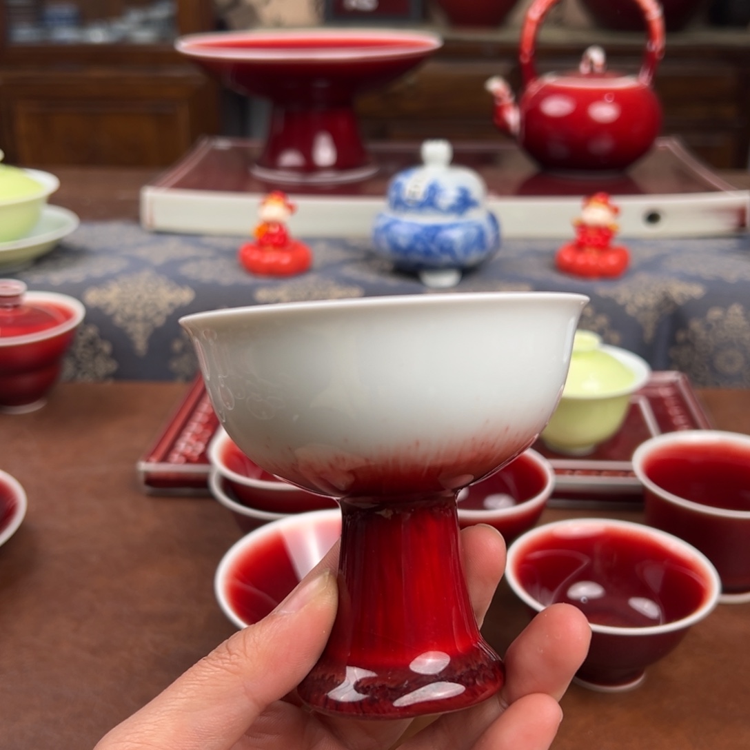 卡***啦陶瓷景德镇陶瓷郎红