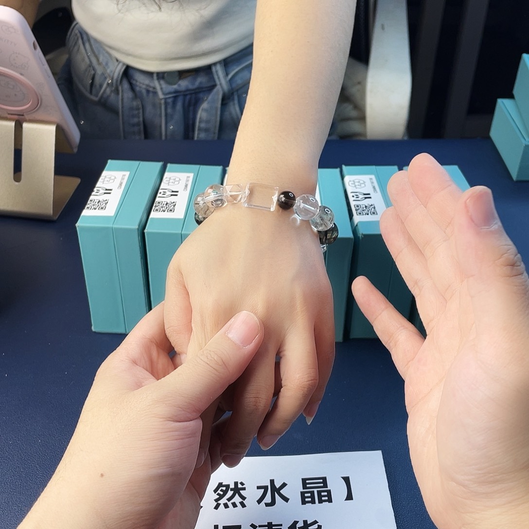 手链水晶银S925镶嵌