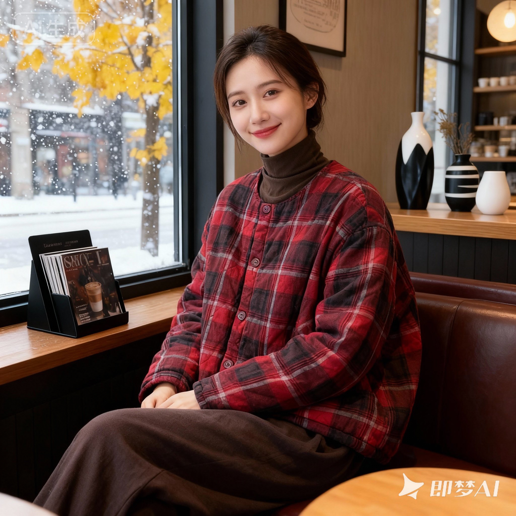 【正版】棉衣款2025新款爆款秋冬季夹棉复古减龄小众轻薄小棉服