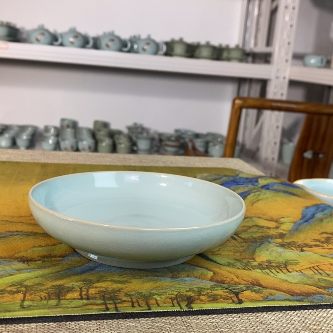 【闪购商品】天青北宋盘。。。。。