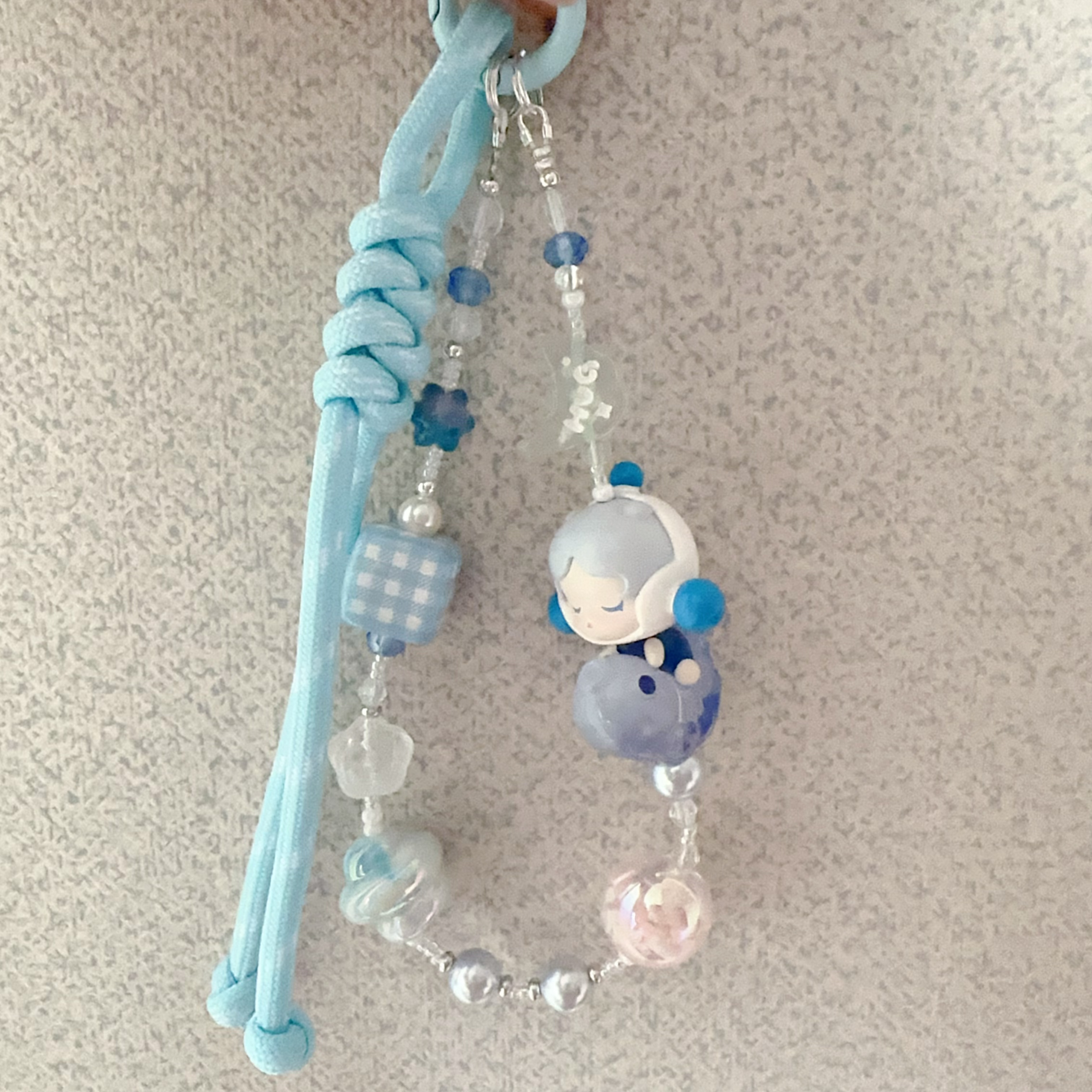 sp锦鲤萌粒diy手机链