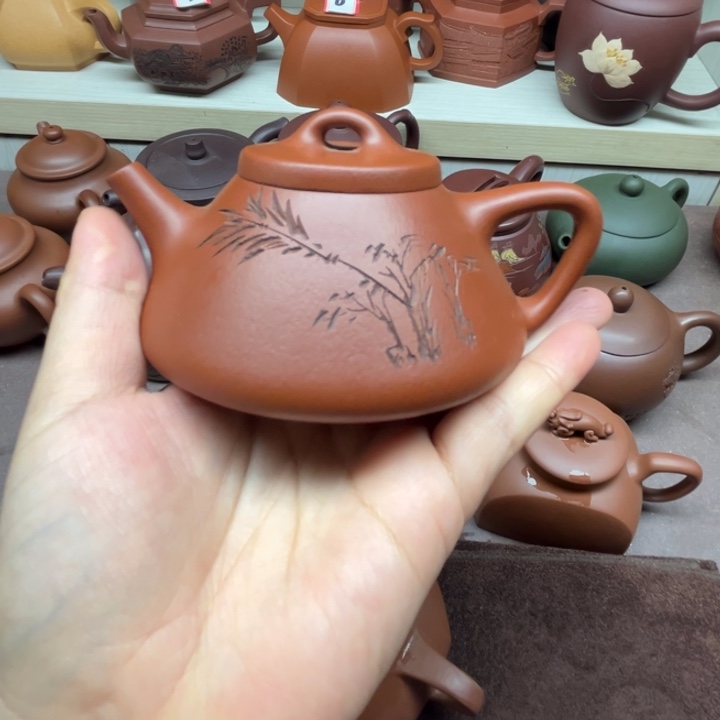 9***7紫泥茶壶子冶石瓢180cc