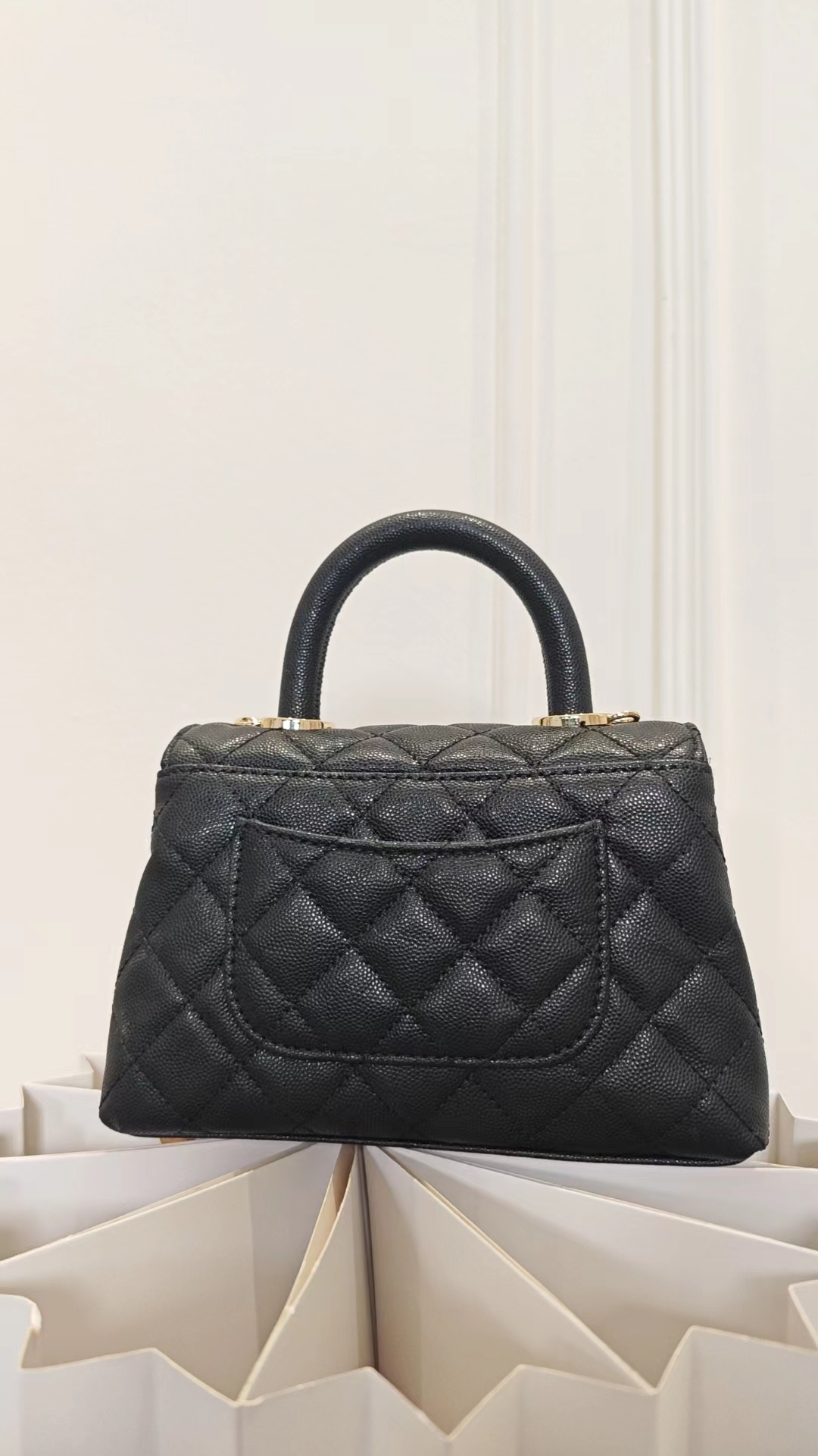 TOLEX 2025 新款时尚女士女包黑豆包 0498黑色白色18cm经典