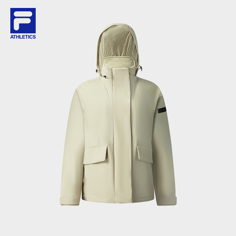 【防水透湿】Fila/斐乐女秋冬运动户外外套机能风上衣A11W548705F