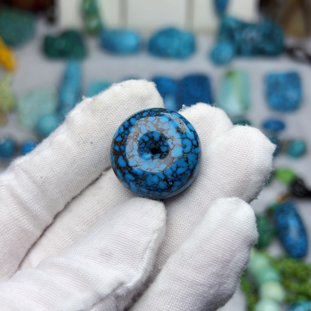 绿松石珠宝奇石未镶嵌