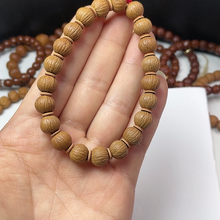 猴头核桃手串1*110凤羽
