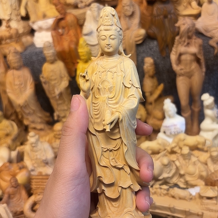 黄杨木黄杨木瑕疵观音