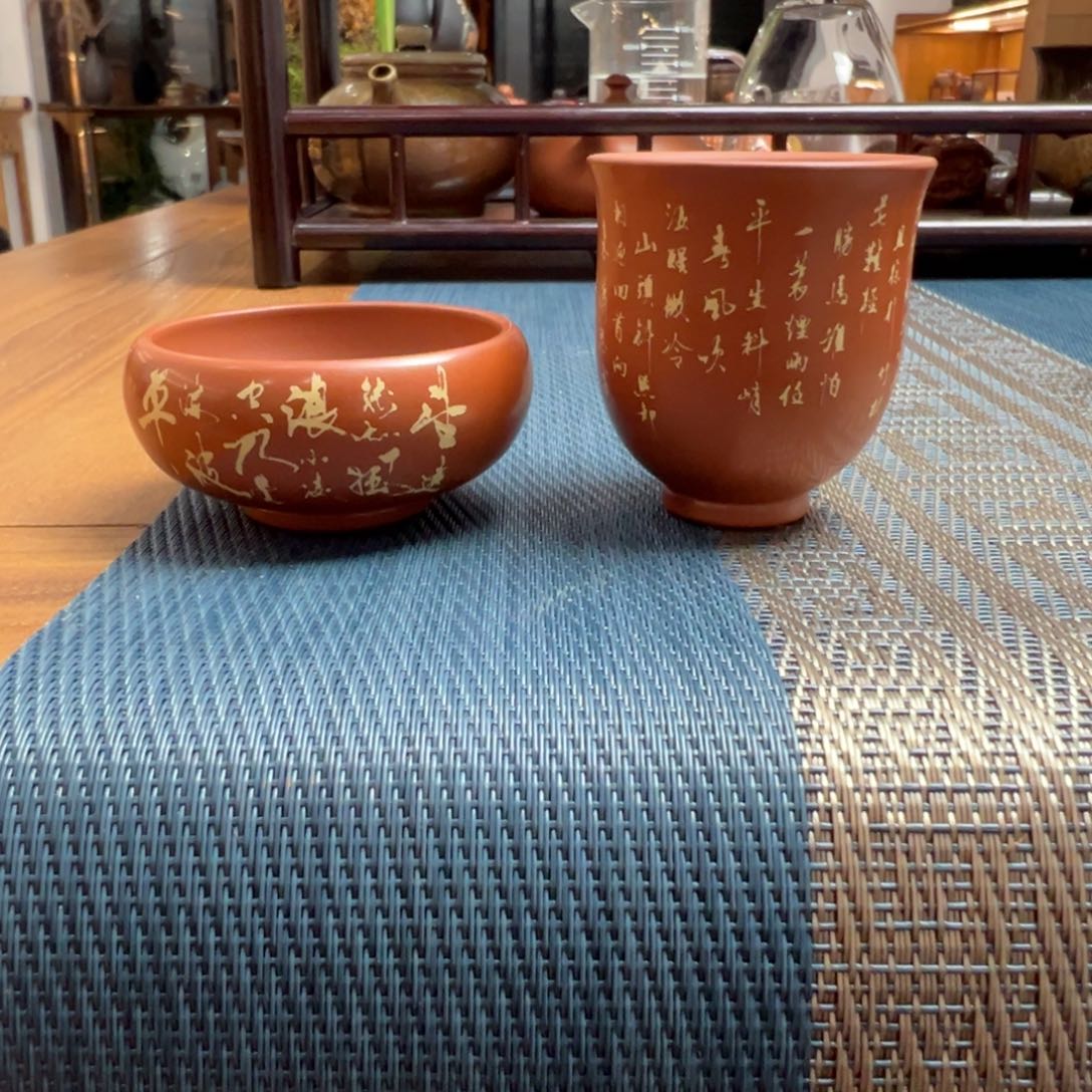 建水紫陶全手工主人杯