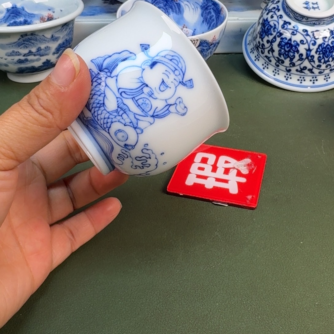 陶景德镇纯手绘茶具圆圆292