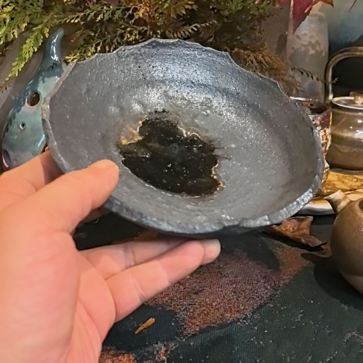 陶摆件手工高温原矿窑变新品福利