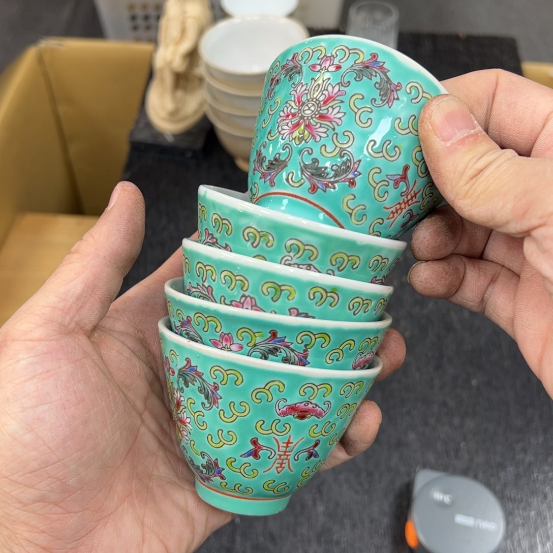 蕾****陶瓷日本中古工艺品摆件