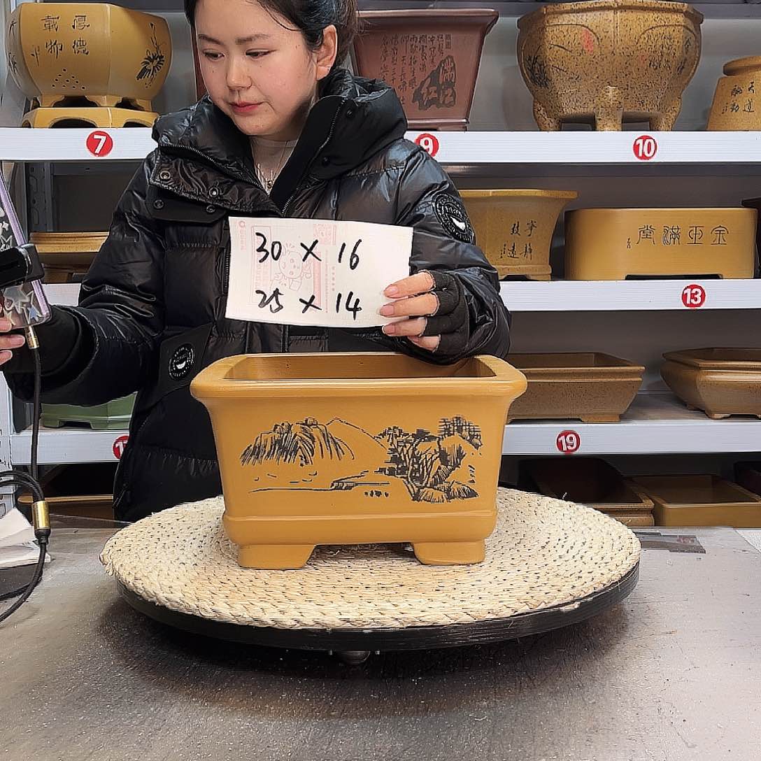 紫砂花盆紫砂花盆