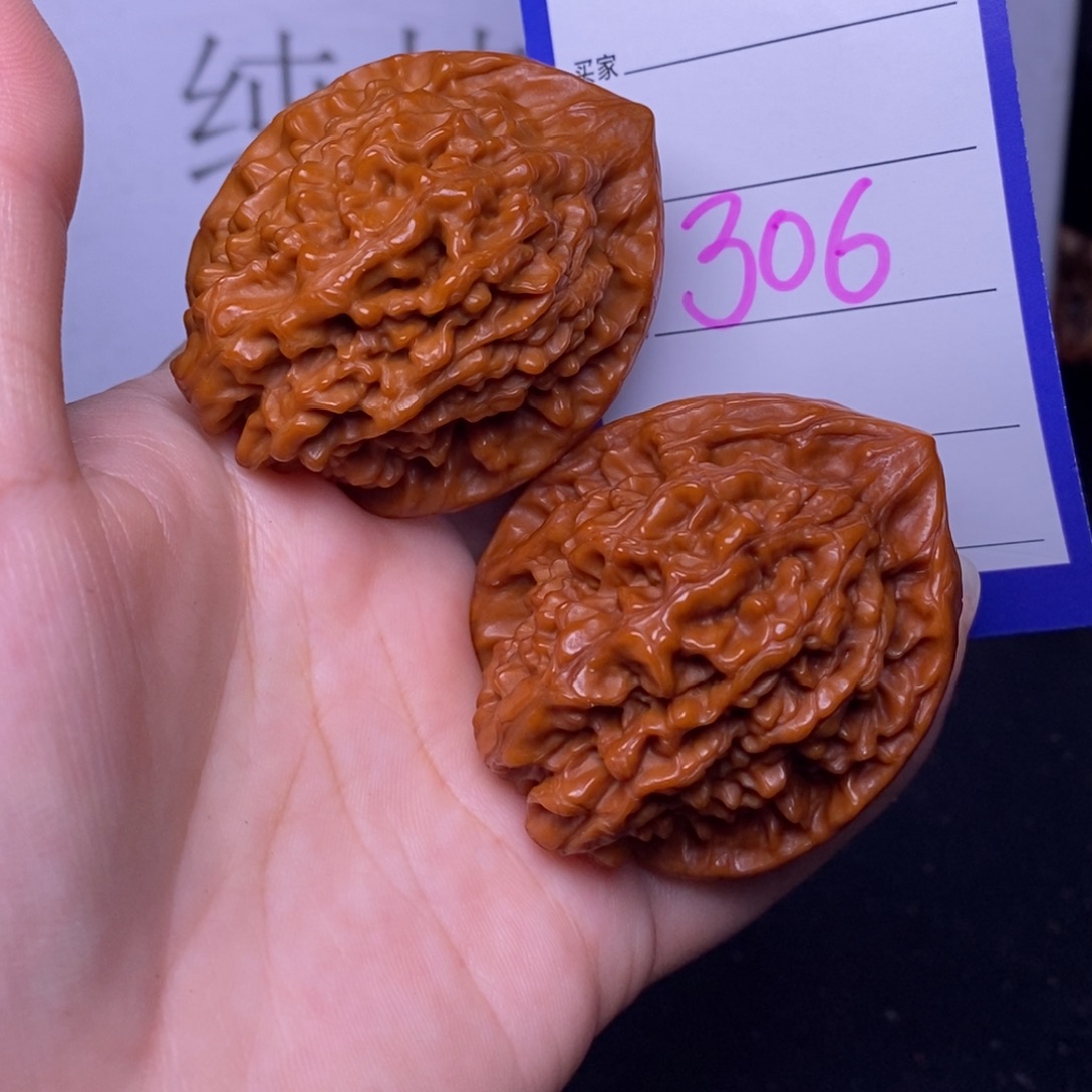 文玩核桃把件306/43官帽福利