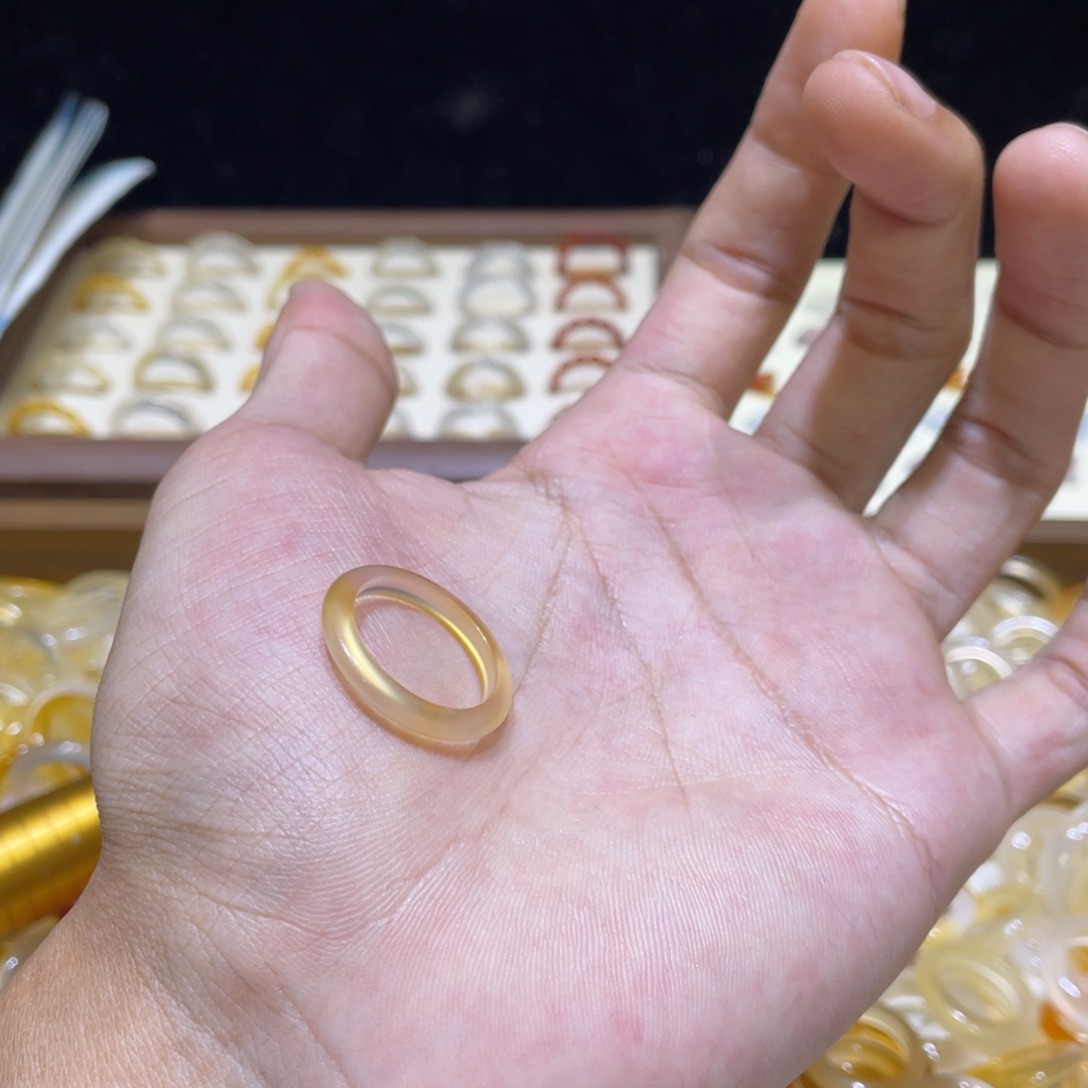 玛瑙/玉髓合金戒指64号港16