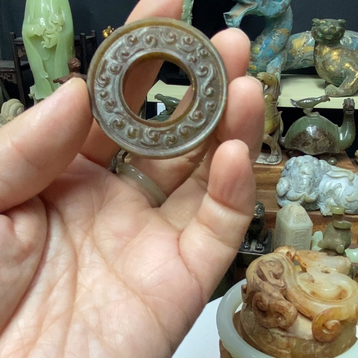 未镶嵌和田玉（糖玉）挂件
