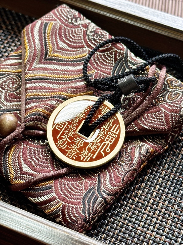 铜吊坠本命山贵花填砂点砂手工挂件（7天）