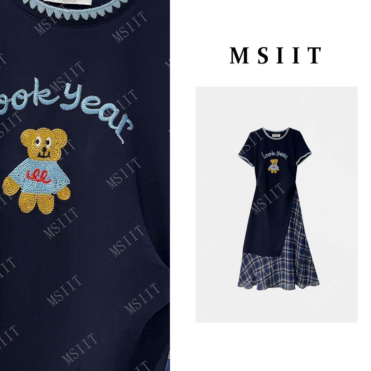 XX-夏时尚日轻奢简约舒适感设计重工显瘦气质连衣裙女JC-A3829