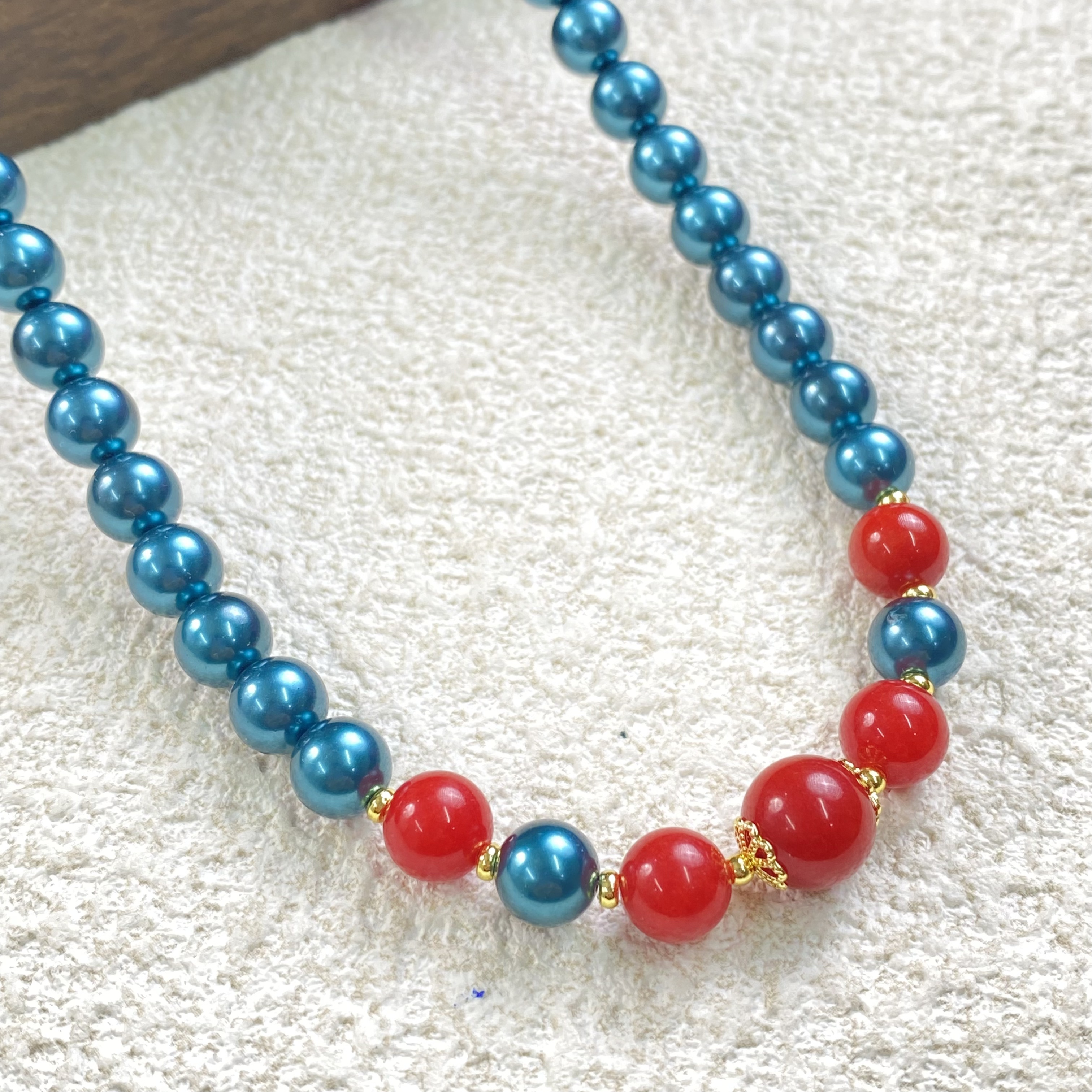 YHKINGS1748设计师款8m南红玛瑙项链简约多样性发其一不带礼盒