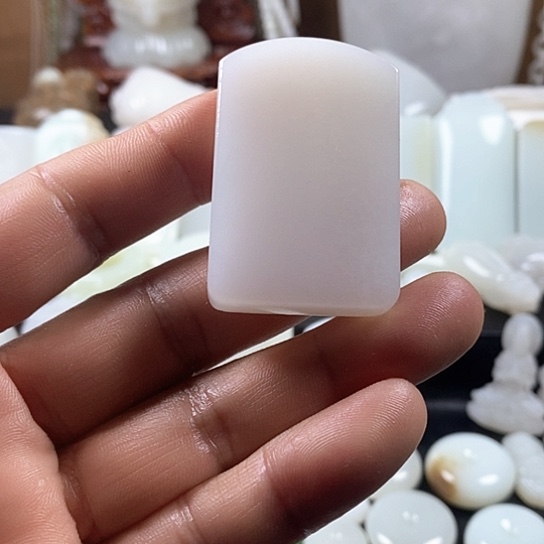 和田玉（白玉）挂件未镶嵌