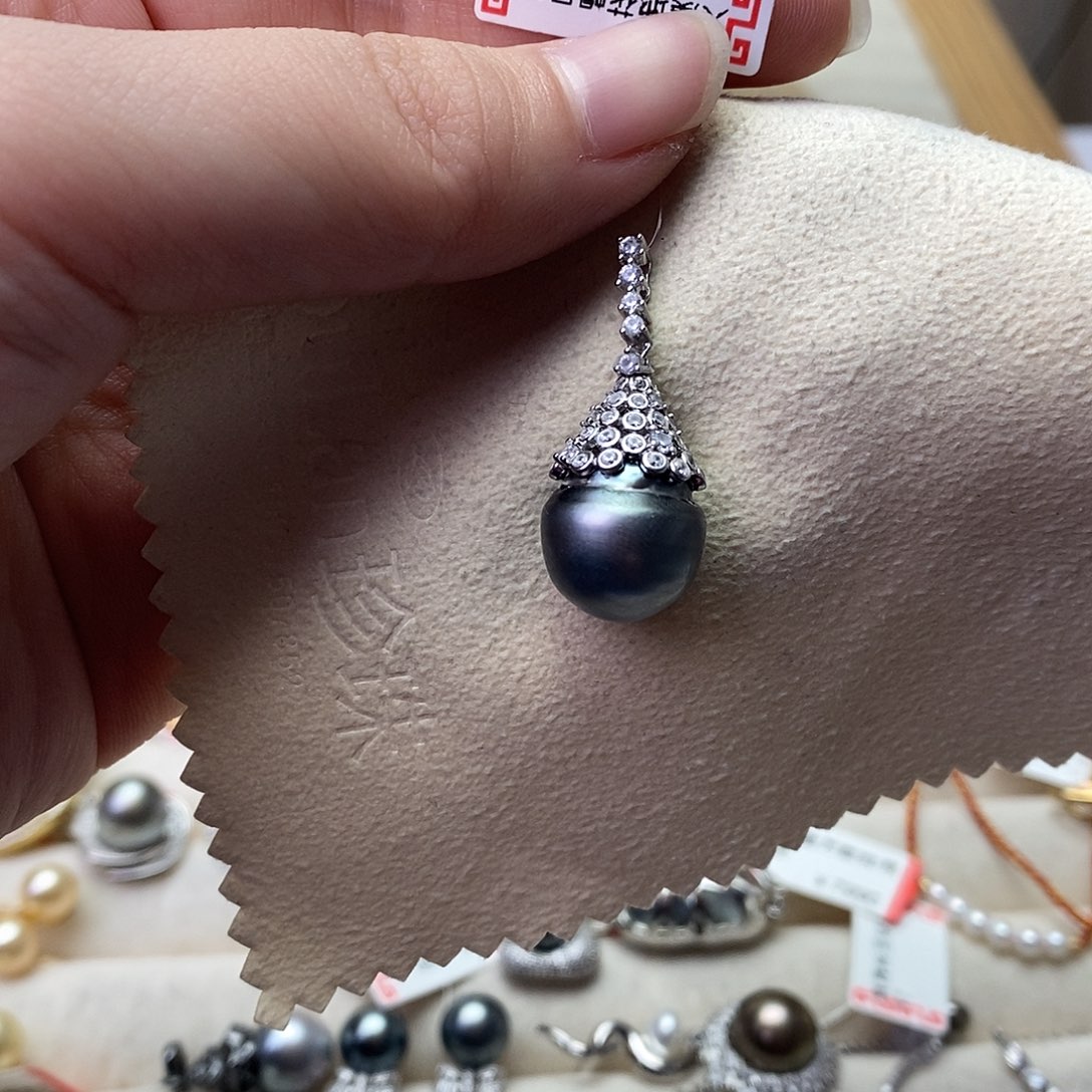 海水珍珠颈饰银S925镶嵌