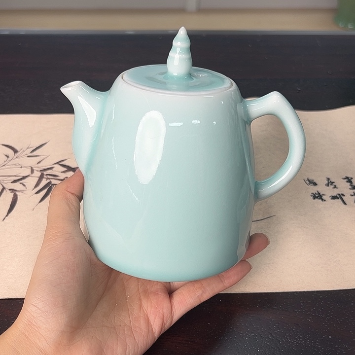 龙泉云间青瓷小米茶器