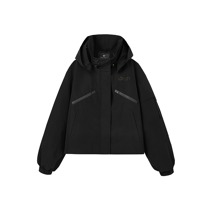 【达人专享】可脱卸内胆短款鹅绒服户外时尚防风保暖外套K11AYS8839