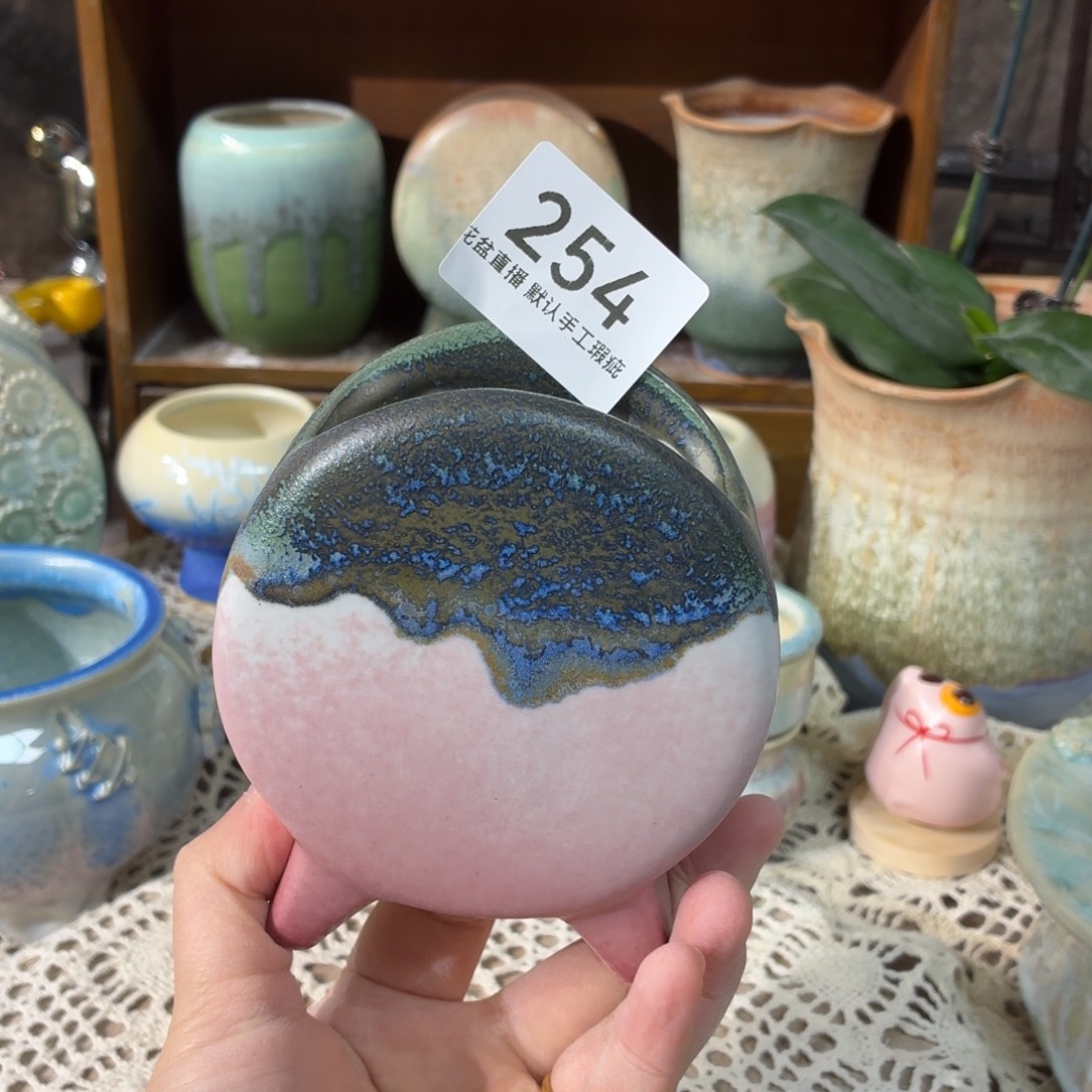 景德镇陶瓷花盆艺术小号