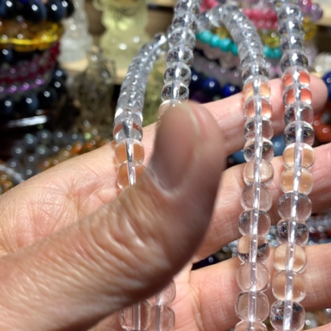 水晶佛珠未镶嵌?**?8m老邢苹果珠佛珠