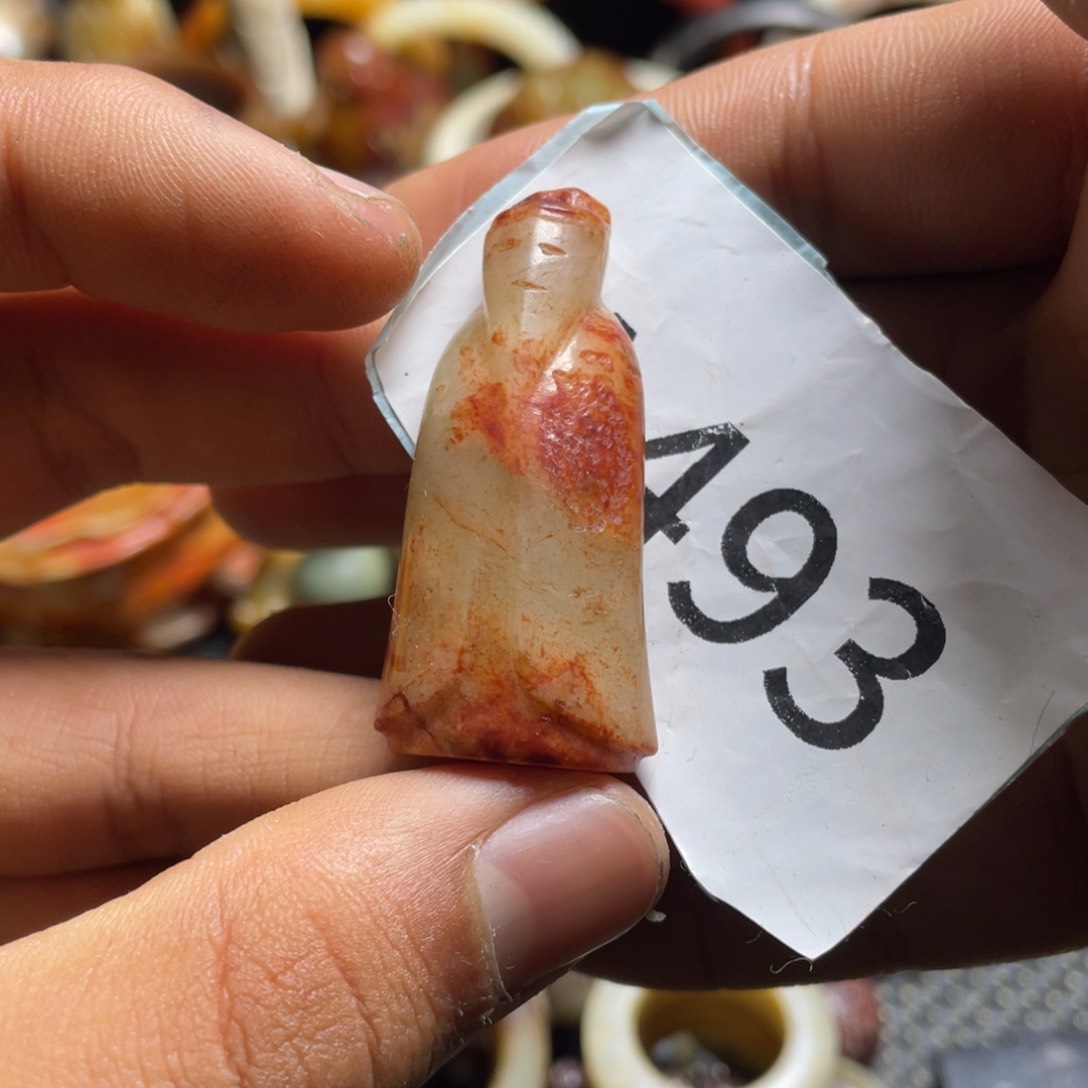 和田玉（糖玉）挂件未镶嵌