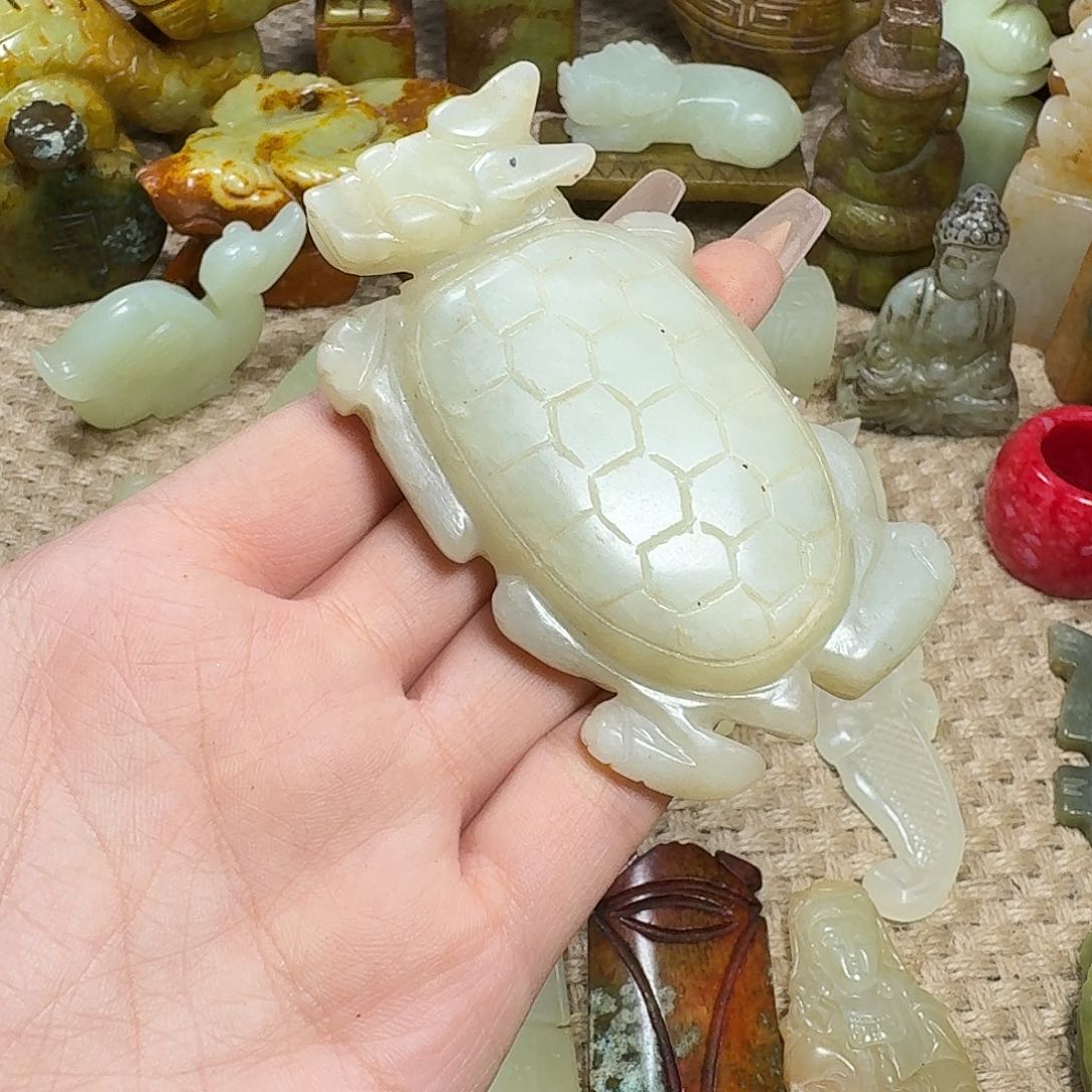 白玉菩提吊坠挂件