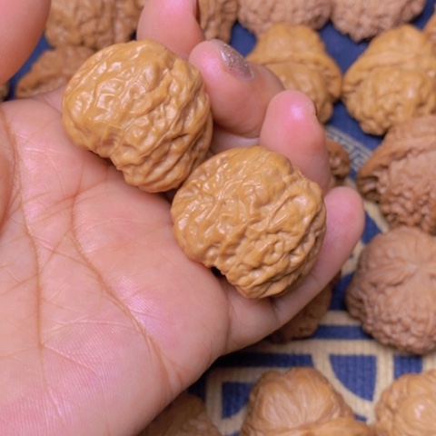 【闪购商品】文玩核桃吊坠思**J蛙蛙34