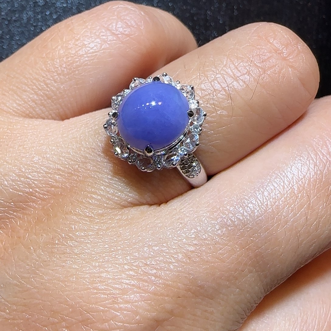 翡翠18K金镶嵌戒指戒指