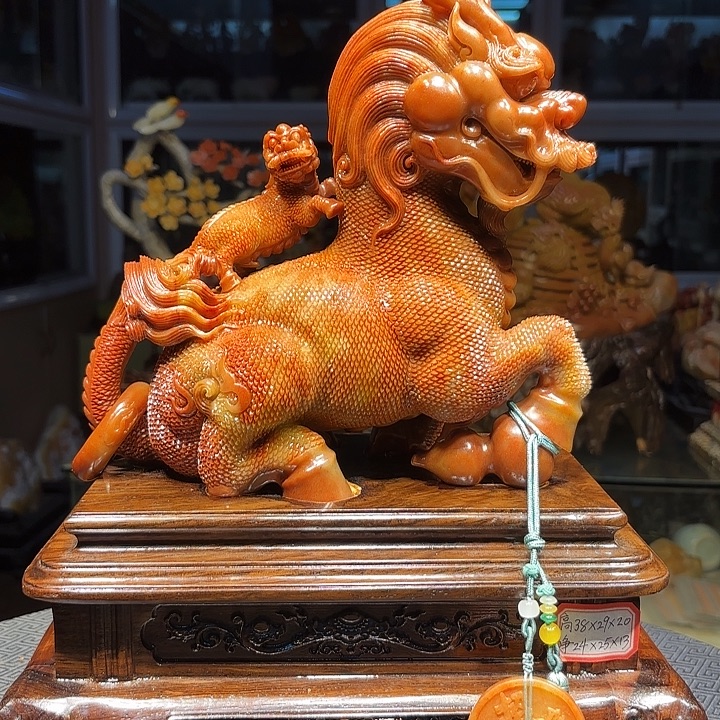 福***皮寿山石寿山石雕刻工艺品