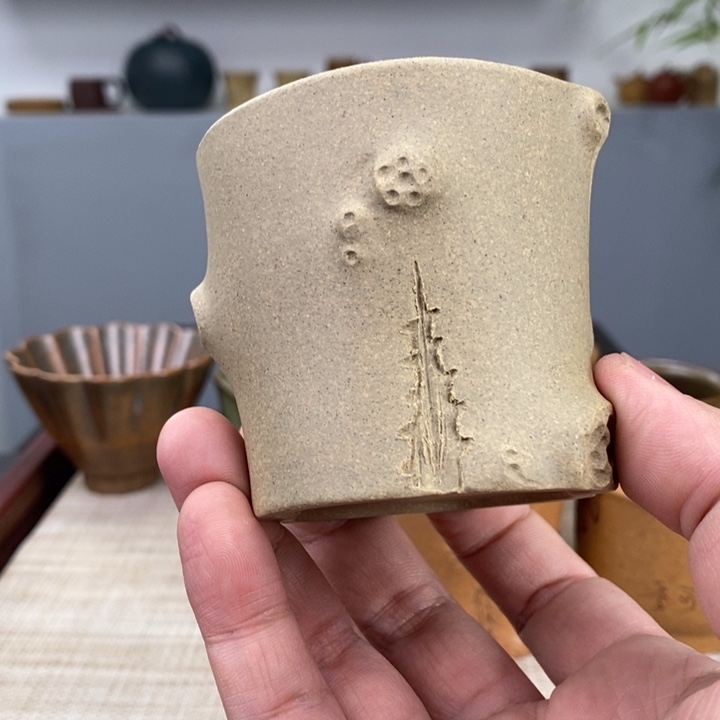 紫砂茶杯宜兴紫砂主人杯