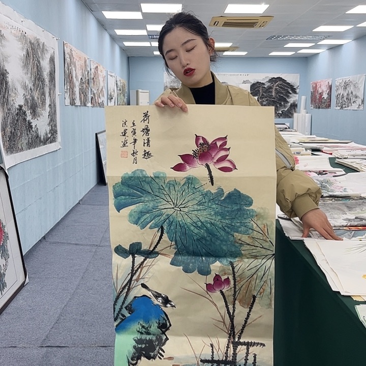 国画宣纸国画纯手绘作品