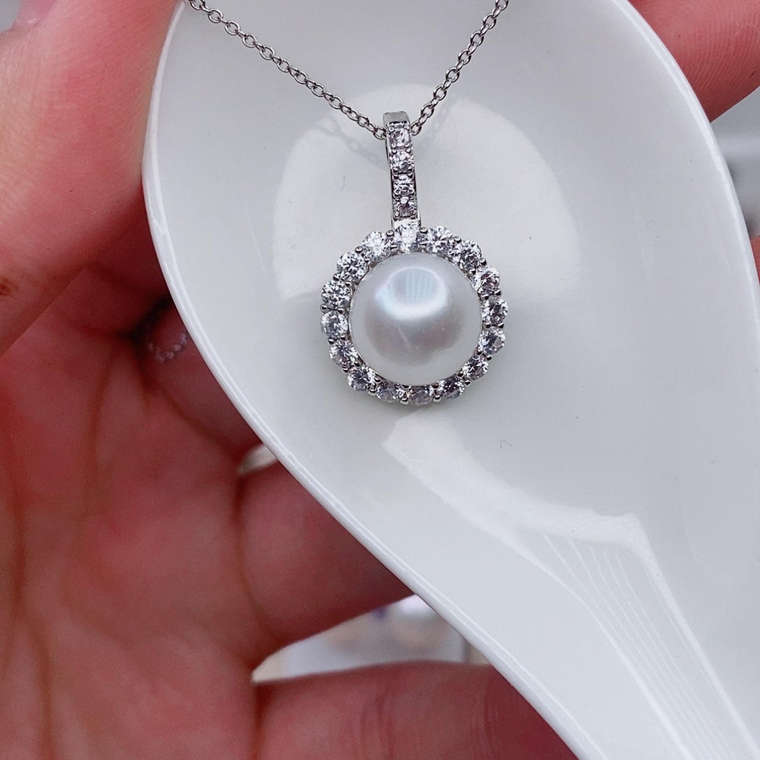 淡水珍珠合金吊坠(赠链)