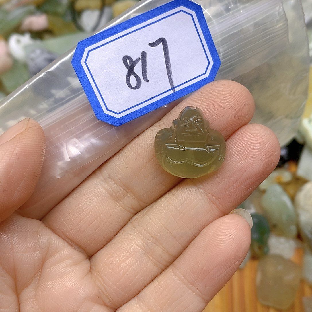 蛇纹石玉颈饰未镶嵌817