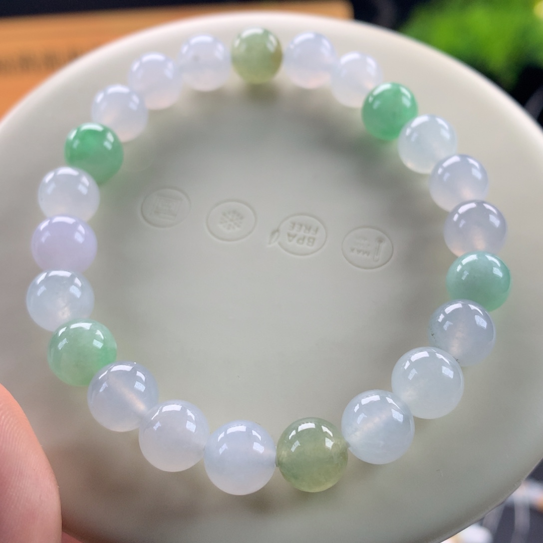 翡翠未镶嵌手链卡8